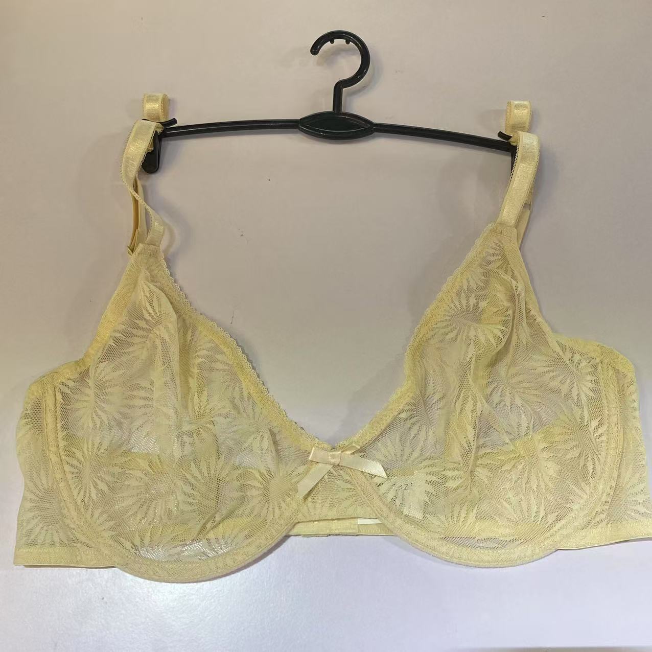 Minimizer Bra Women - Plus Size Lace Bra Women Yellow
