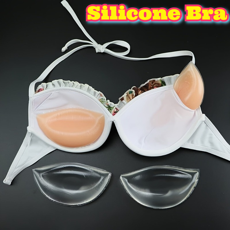 Push Up Bra Silicone - Reusable Silicone Push Up Bra Inserts