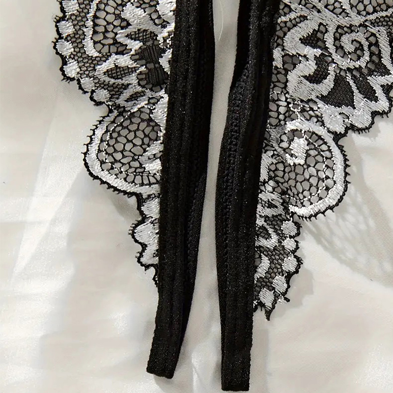 Black Hot Crotchless Sexy Wome - Sheer Bra Lace review and price