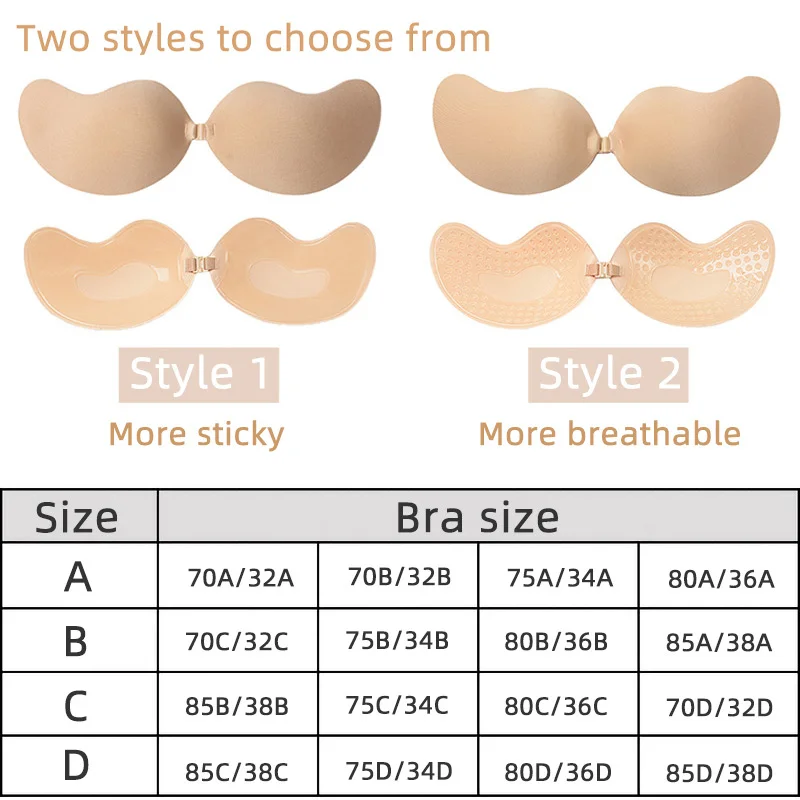 Sexy Women's bra Invisible Pus - Strapless Bra Adhesive review and price