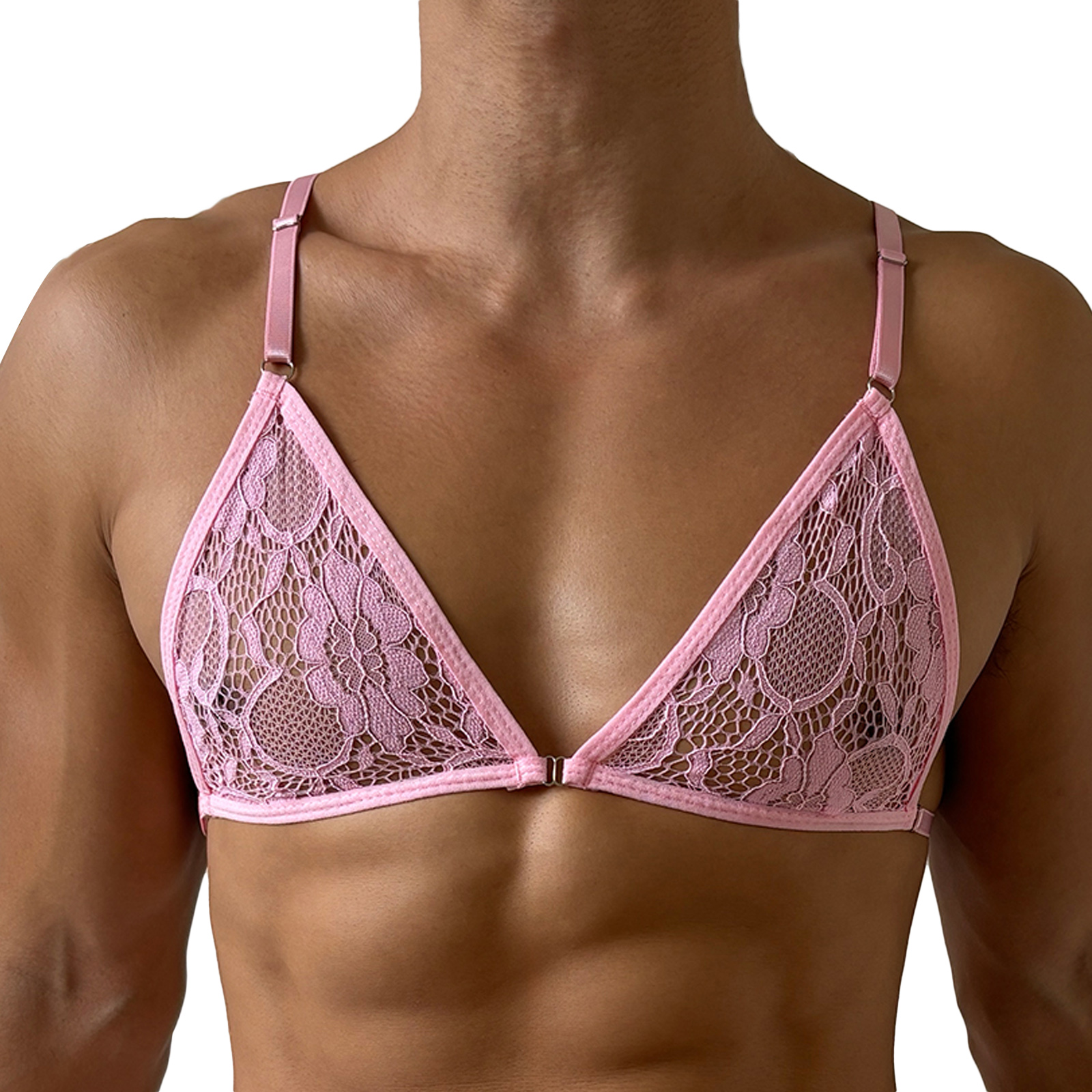 Sexy Open Bra Lace Halterneck  - Lace Bralette Set review and price