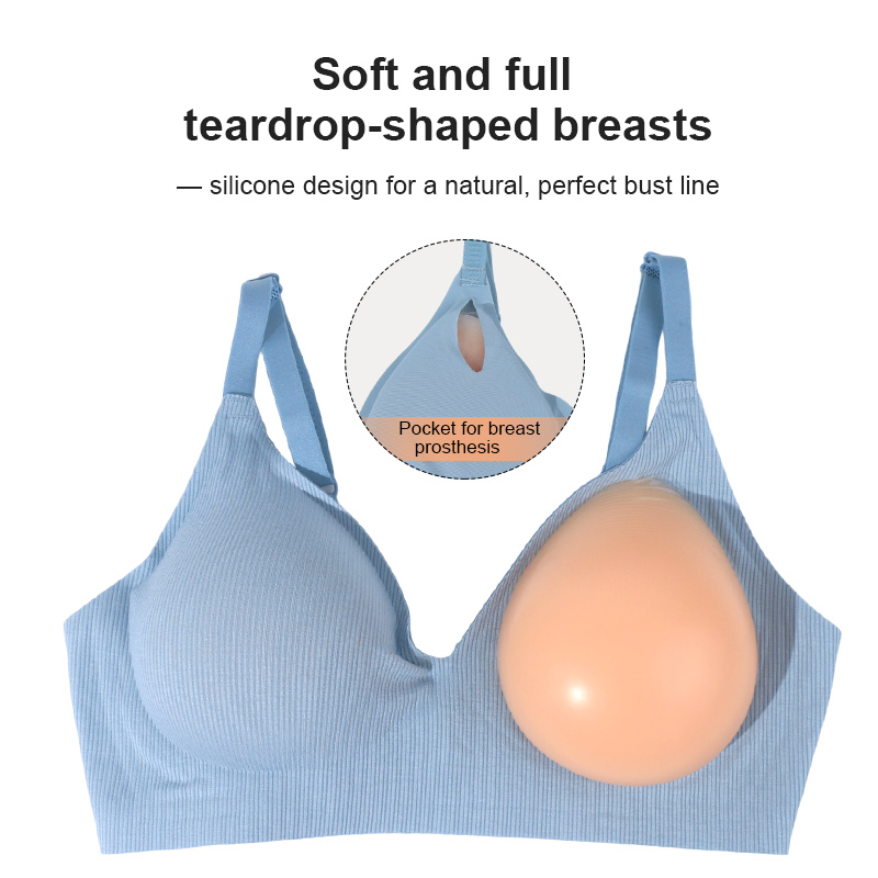 Silicone Breast Mastectomy Bra - Mastectomy Bra Pocket review and price