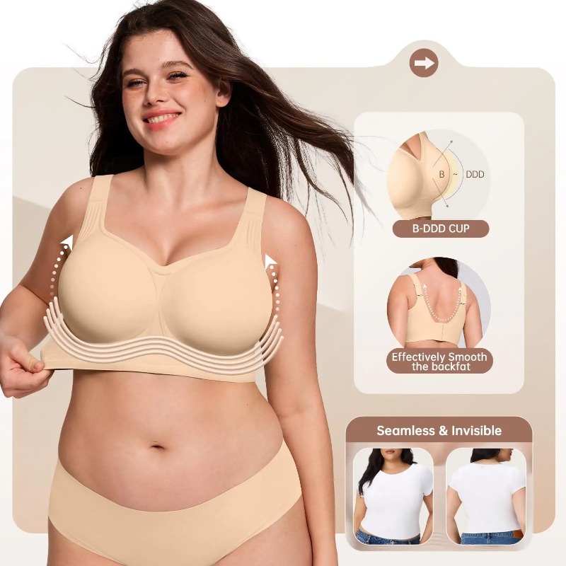 Large Size Non Marking Sports  - Wirefree Bra Comfort review and price