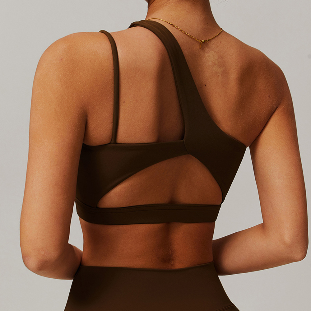 Oblique Shoulder Yoga Bra Wome - Plunge Bra Push Up review and price