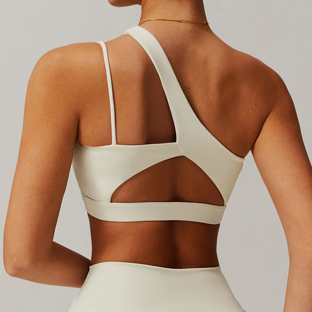 Oblique Shoulder Yoga Bra Wome - Plunge Bra Push Up review and price