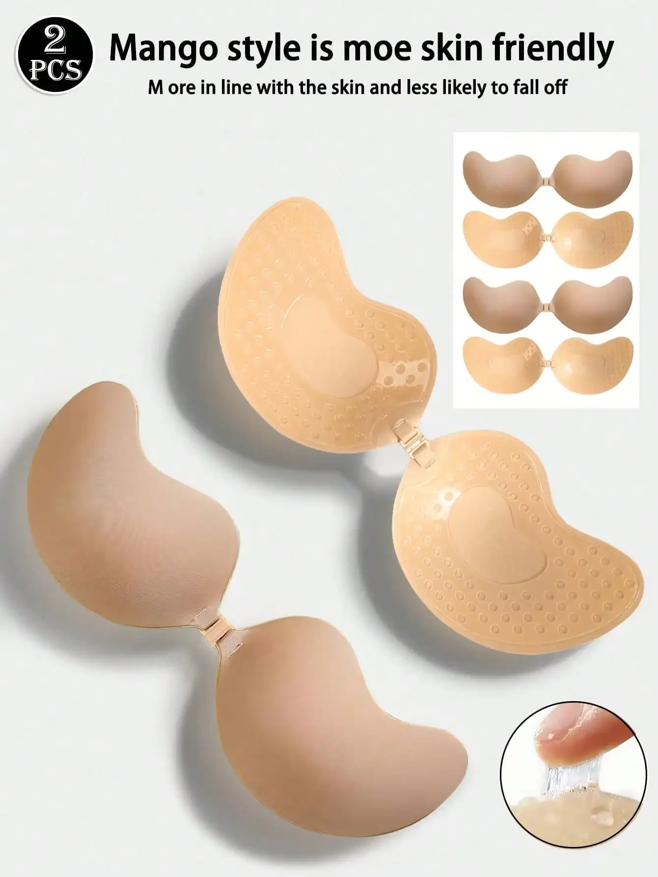 4pcs/Set (2 Black + 2 Nude) St - Strapless Bra Adhesive review and price