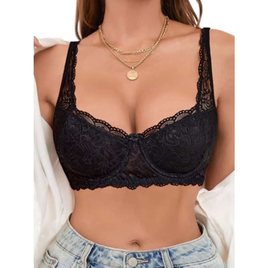 Avidlove Lace Bralettes for Wo - Demi Bra Balconette review and price